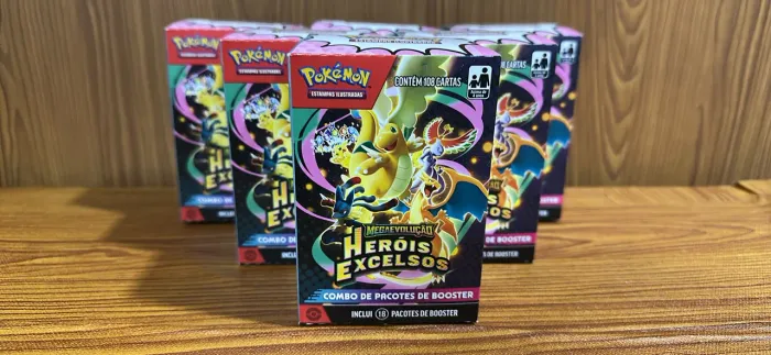 Heróis excelsos mini booster box 