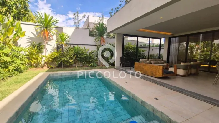 Sobrado para alugar em Campinas, Alphaville Dom Pedro 2, com 4 suítes, com 343 m²