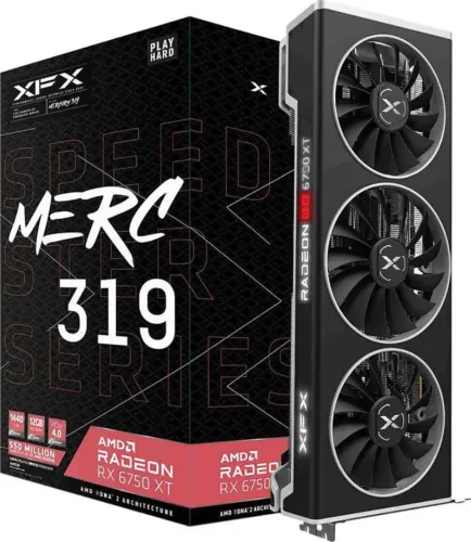 XFX MERC 319 AMD RX 6750 XT<br>XFX SPEEDSTER MERC