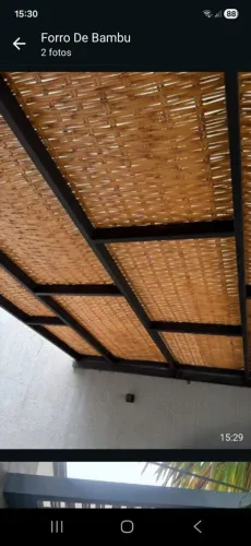 Artesanato de bambu para cobertura em geral