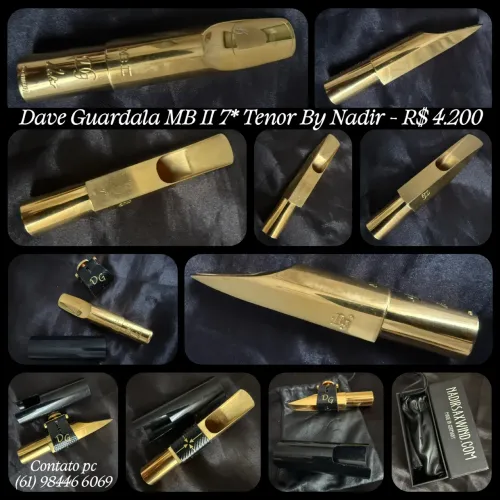 BOQUILHA PARA SAX TENOR DAVE GUARDALA MB II 7 * -  ? By Nadir? COMPLETA
