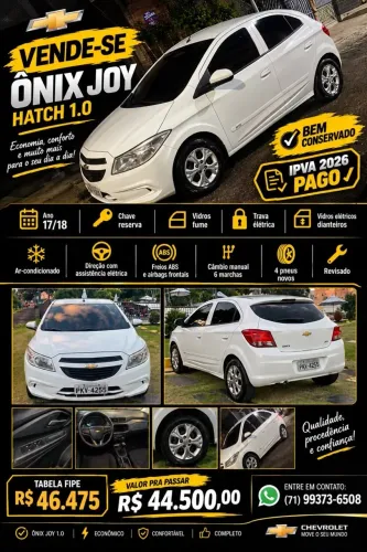 Chevrolet Onix JOY Hatch 1.0 8V Flex Mec. 4P 2018