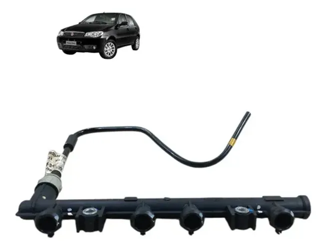 Flauta Injecao Bico Injetor Fiat Palio 1.0 Fire Evo 2010 2021
