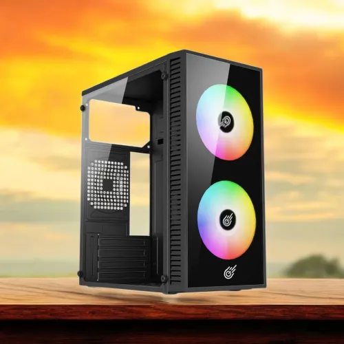 Gabinete Pure Power Fusion, Mini Tower, M-ATX, C/2 FANS