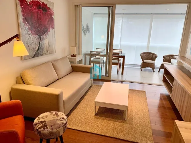 Apartamento mobiliado e decorado para locação no Itaim Bibi