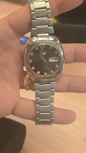 Seiko 5 Vintage Automático 21 Jewels Cal. 6119 Day-Date Aço