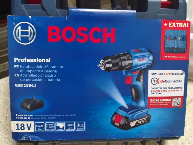 Parafusadeira Bosch GSB 185-Li Lacrada