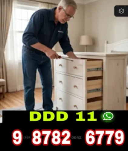 Montador de móveis com atendimento ágil para guarda-roupas, armários, closet e cômodas