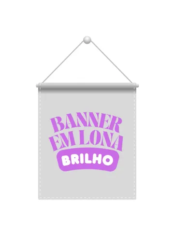 Banner em lona BRILHO 60x90