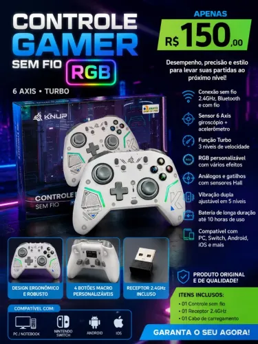 Controle gamer