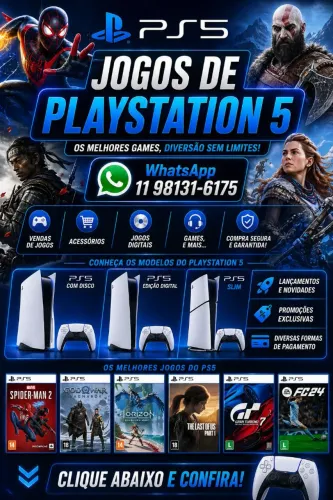 Jogos de Playstation 5 (Leia a descrição )