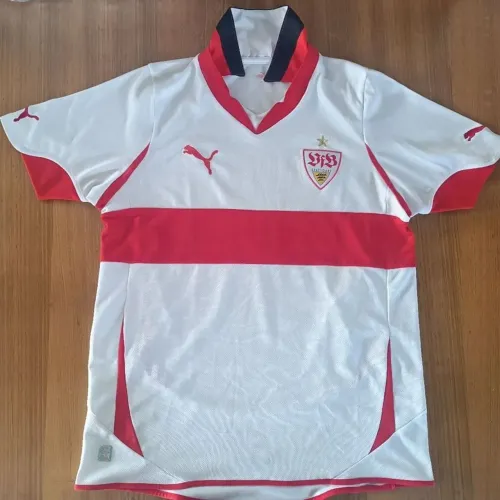 Camisa Original 2010 2011 VfB Stuttgart Alemanha Puma Branca