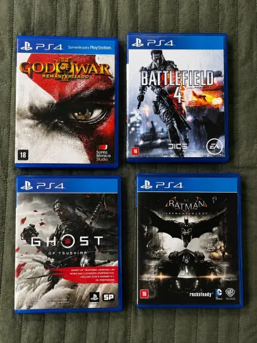 Kit 4 Jogos Originais PS4 ?