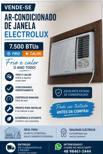 Vendo ar condicionado de janela
