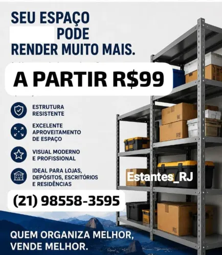 Estantes de Aço para Organização