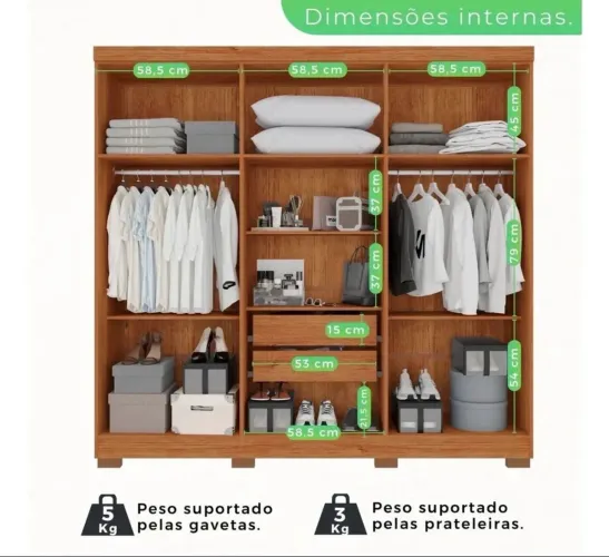 Guarda roupa casal