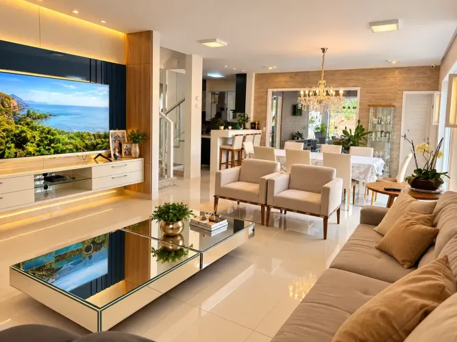 CASA DUPLEX 300 M2 ALTO PADRAO MOBILIADA NO BOULEVARD LAGOA 4 QUARTOS 2 SUITES 4 VAGAS ENE