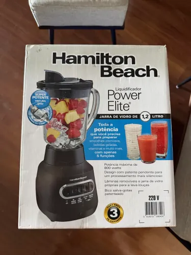 Liquidificador Power Elite Hamilton Beach 1,2L 220v