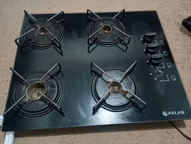Fogão Cooktop 4 bocas atlas