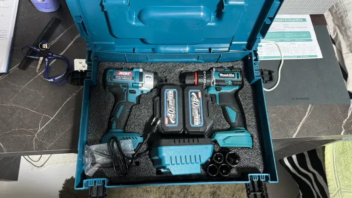 Maleta Parafusadeira Makita XGT 40volts 2 Un