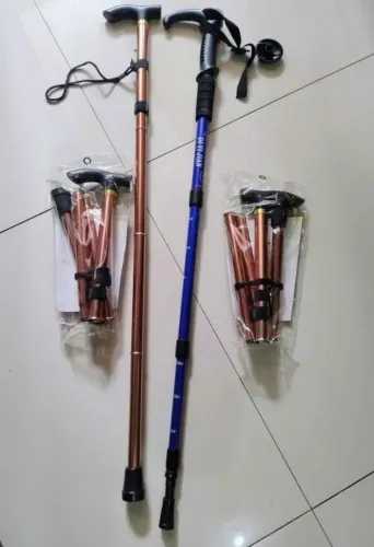 Bengala regulável e dobrável