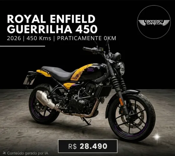 Royal Enfield Guerrilha 450 ( 444kms) 0km