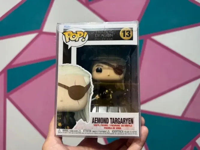 NOVO Funko Pop Aemon Targaryen COM PROTETOR House of The Dragon