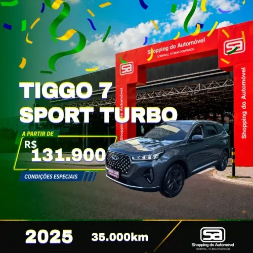 Chery Tiggo 7 Sport 1.5 Turbo Flex 16V Aut. 2025