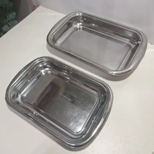Tramontina Cosmos 2 Peças 29cm e 34cm Aço inox Assadeira ou Forma ou Tabuleiro ou Bandeja
