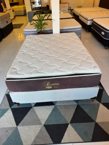 Cama box Casal GAZIN SEMINOVA COM COLCHÃO CASAL - Entrego!