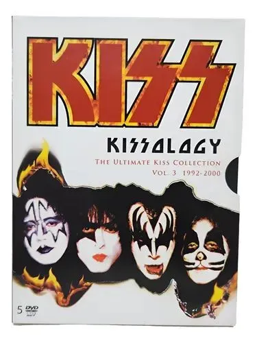 KISS KISSOLOGY VOL. 3 - ORIGINAL THE ULTIMATE KISS COLLECTION NOVO 5 DVD ROCK RARIDADE