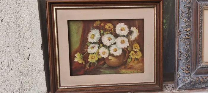 Quadro antigo óleo sobre tela
