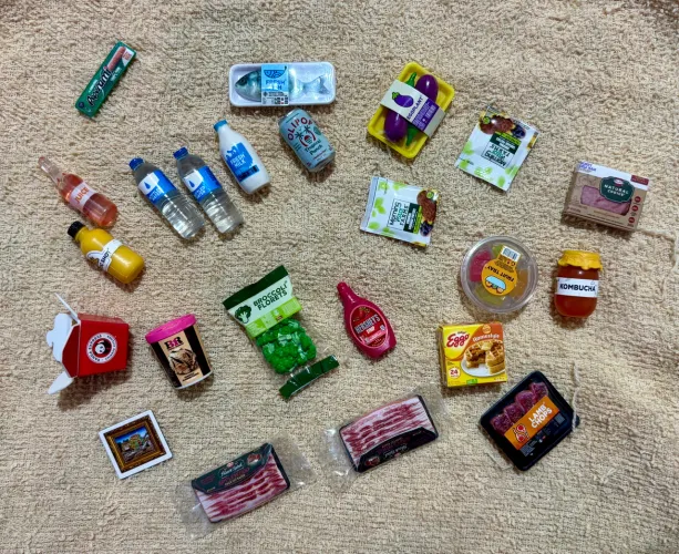 Mini Brands Super Lote mini geladeira