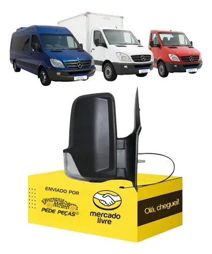 Retrovisor Sprinter 2012 2013 14 15 A 2019 Novo Elétrico L.d