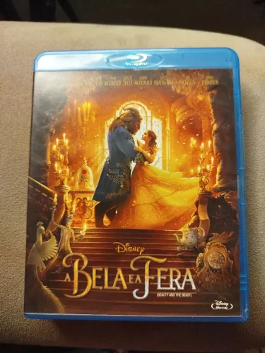 Blu Ray filme A bela e a Fera original semi novo dublado 