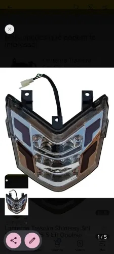Lanterna traseira Shineray 175