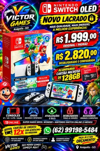 Nintendo Switch OLED Lacrado