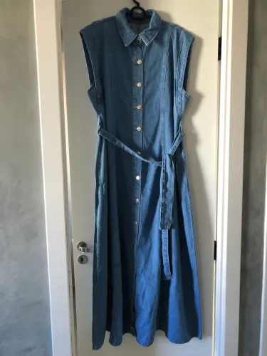 Vestido jeans longo