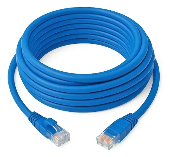 cabo de rede 5m ethernet lan rj45 cat6e crimpado alta velocidade mcb-1005