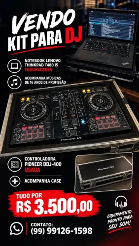 KIT COMPLETO PARA DJ