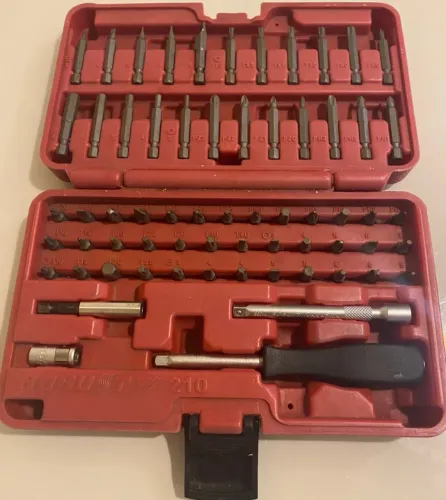 JOGO DE BITS 64 PEÇAS 1/4 REF 210 - ROBUST