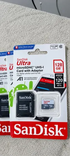 Cartão de memória SanDisk 128gb 