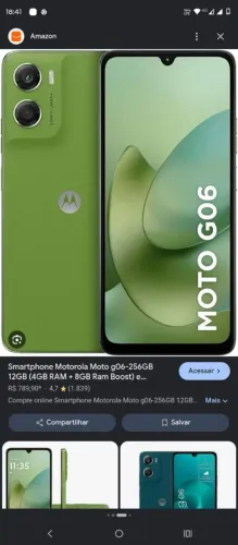 Vendo moto g06