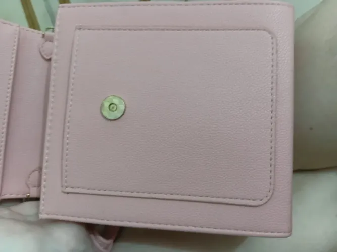 Bolsa feminina rosa pequena tiracolo / transversal pronta entrega Fortaleza