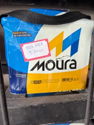 Bateria Moura 50 Amperes Nova.
