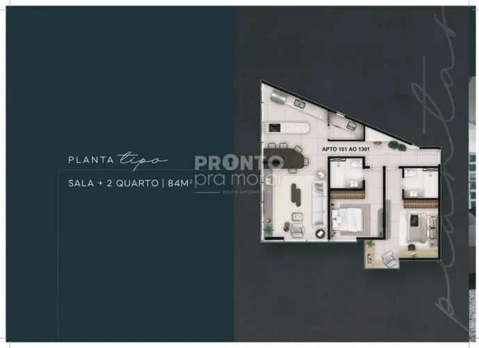 Apartamento com 1 quarto em Boa Viagem