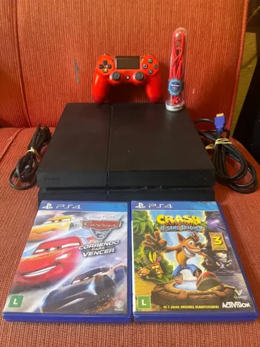 PS4 Revisado Controle Original e 2 jogos