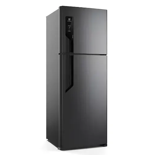 Geladeira Electrolux Frost Free TF71B Duplex Efficient com AutoSense Black Inox Look - 480
