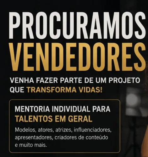 Procuramos vendedores