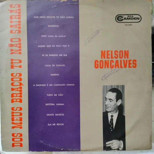 Vinil nelson Gonçalves dos meus braços tu não sairás